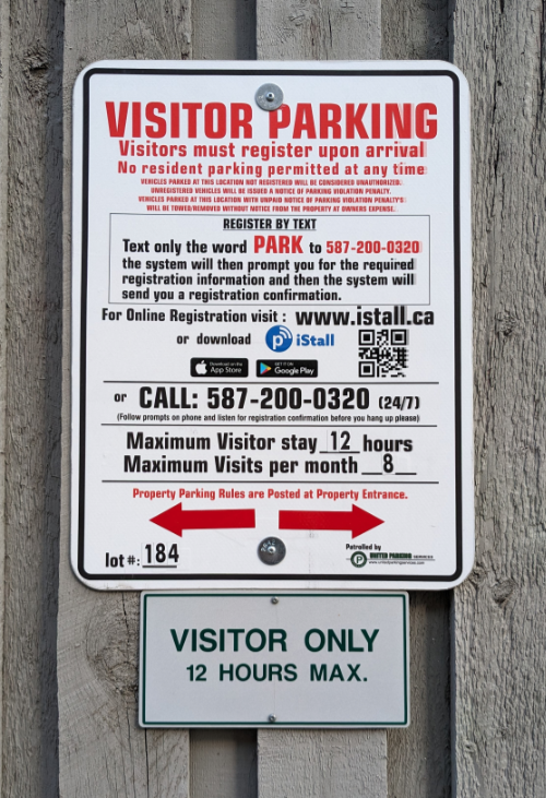 parking sign